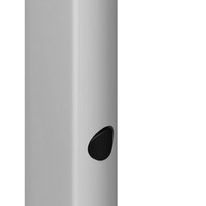 Verrou en applique Danaos tige inox longueur 281 mm aluminium RAL9006 LA CROISEE DS DS6368-007