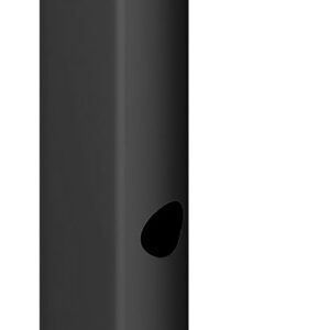 Verrou en applique Danaos tige inox longueur 281 mm noir RAL9005 LA CROISEE DS DS6368-013