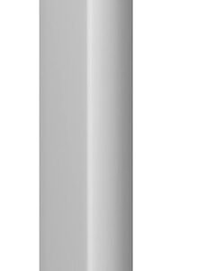 Verrou en applique Danaos tige inox longueur 536 mm aluminium RAL9006 LA CROISEE DS DS6366-007