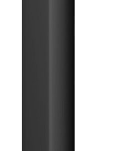 Verrou en applique Danaos tige inox longueur 536 mm noir RAL9005 LA CROISEE DS DS6366-013