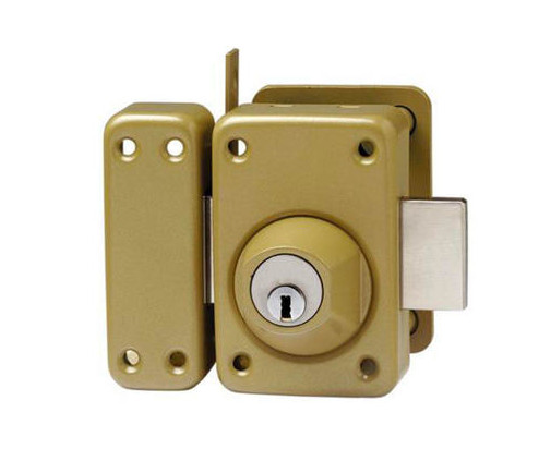 Verrou V136 double entrée pêne 110 bronze cylindre 50 mm VACHETTE 16153000