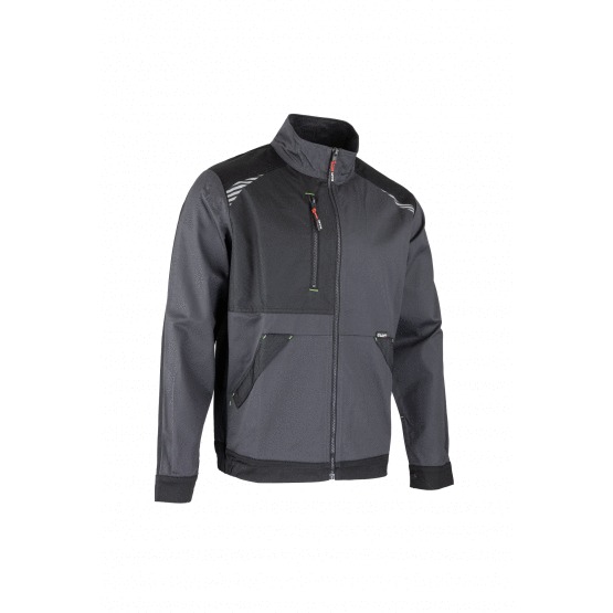 Veste bicolor Cyclope zippée gris/noir T XL LMA 2431-XL