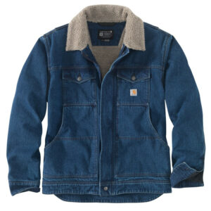 Veste Denim Sherpa relaxed fit bleu TXL CARHARTT S1105478H87XL
