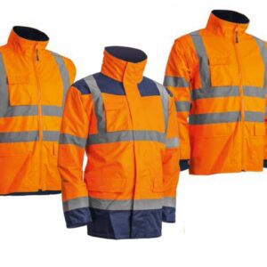 Veste KANATA PU HI-VIZ 3M orange fluo/marine TS COVERGUARD 7KANOS