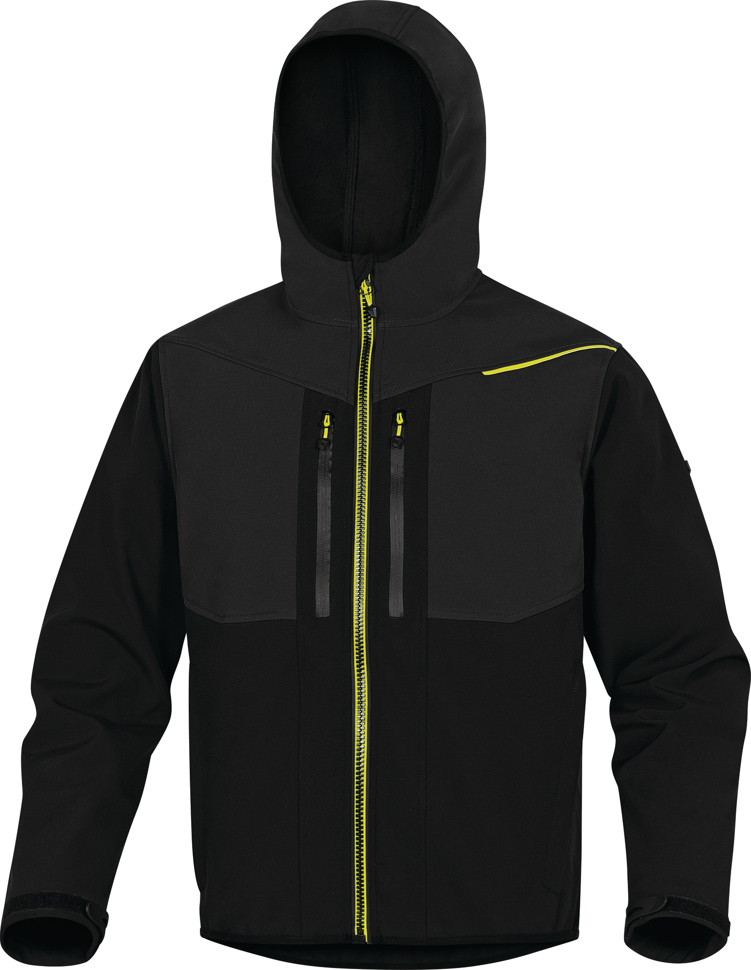 Veste Softshell 3 couches noir/jaune TXL DELTA PLUS HORT2NJXG