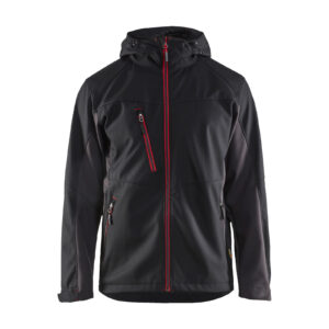 Veste Softshell à capuche marron/noir TS BLÅKLÄDER 475325167899S