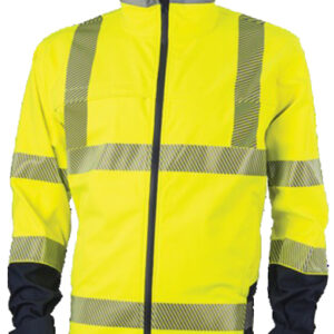 Veste Softshell STATION ACCESS HI-VIZ jaune fluo/bleu marine T2XL COVERGUARD 7STAYXXL