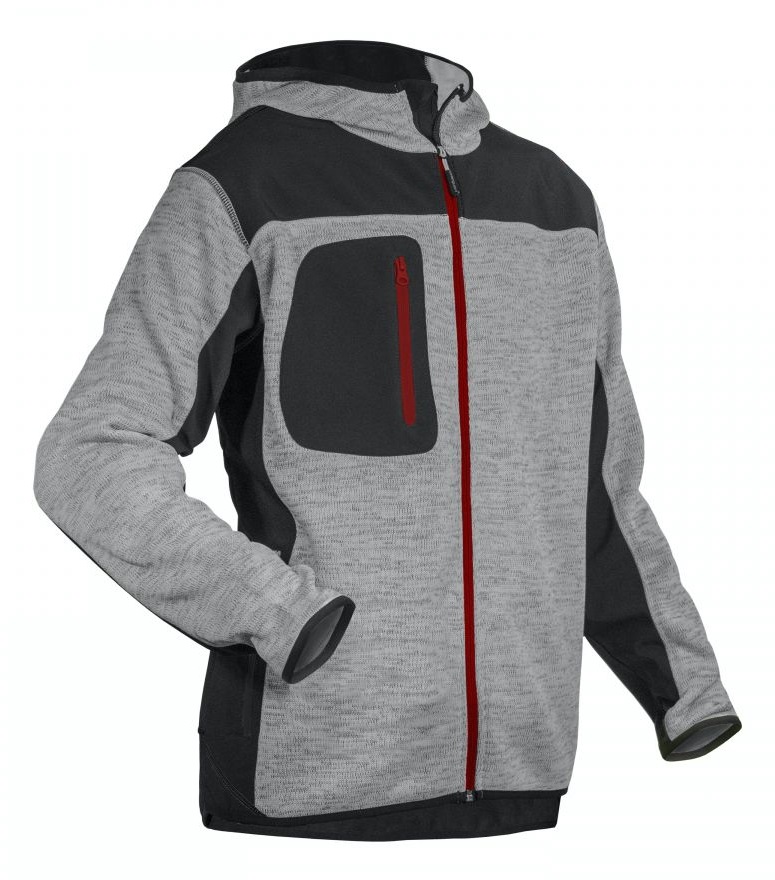 Veste softshell tricot BORA gris clair/noir TS COVERGUARD 5BORMS