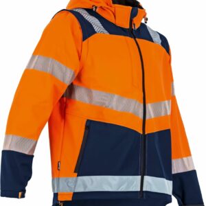 Veste sotfshell haute visibilité manche amovible orange taille 5 LMA LEBEURRE 2266-5