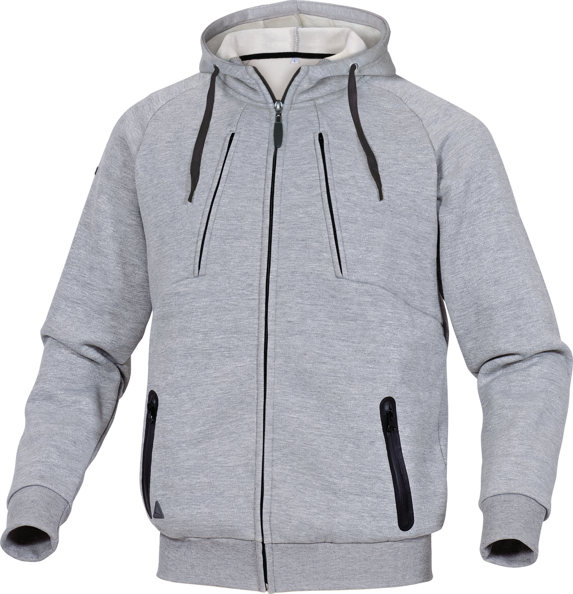 Veste sweat molleton gris clair TS DELTA PLUS ANZIOGRPT