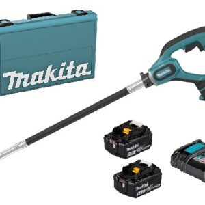 Vibreur à béton LXT 18 V + 2 batteries 4 Ah + chargeur + coffret MAKITA DVR350RME