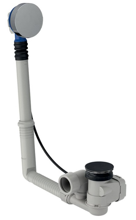 Vidage de baignoire rotatif avec kit de finition chromé brillant GEBERIT 150.616.21.6