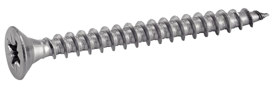Vis à bois aggloméré tête fraisée pozidrive inox A4 6X45 boîte de 100 ACTON 643056X45