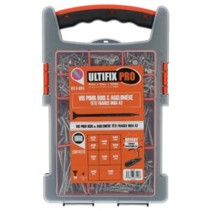 Vis à bois agglomérés tête fraisée Pozidrive coffret de 750 ULTIMA GRAPPACK03