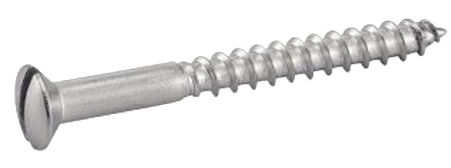 Vis à bois tête fraisée bombée fendue inox A2 DIN 95 4X25 boîte de 200 ACTON 623014X25