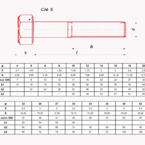 Vis à métaux à tête hexagonale classe 8.8 DIN 931 18X160 CLE 27 BTE 25 ULTIMA TH18X160/48.88