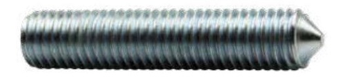 Vis à métaux sans-tête hexagonale bout pointeau zingué 45H DIN 914/ISO 4027 10X20 boîte de 200 ULTIMA STHCPO10X20ZING