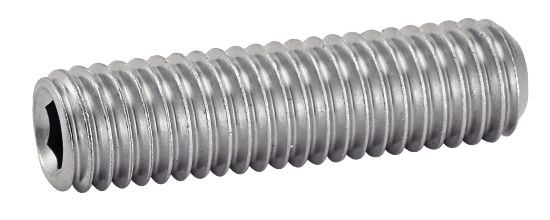 Vis à métaux sans-tête hexagonale creuse bout cuvette A4 DIN 916 8X20 boîte de 100 ACTON 642078X20