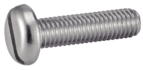Vis à métaux tête cylindrique bombée large fendue A2 DIN 85 5X25 boîte de 200 ACTON 622115X25
