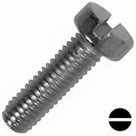 Vis à métaux tête cylindrique fendue acier zingué 4.8 DIN 84 3X5 boîte de 1000 ULTIMA VMCFE3X5