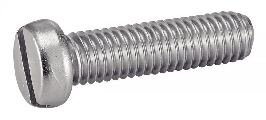 Vis à métaux tête cylindrique fendue inox A2 DIN 84 10X20 boîte de 50 ACTON 6221010X20