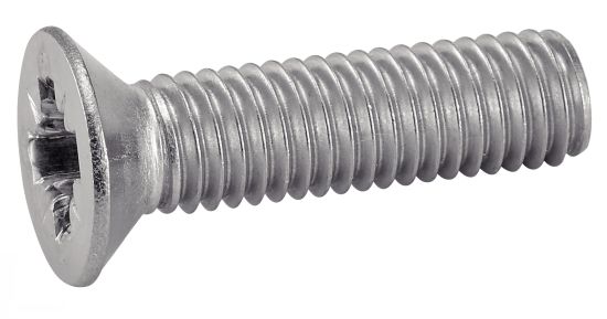 Vis à métaux tête fraisée cruciforme pozidrive inox A2 DIN 965 5X50 boîte de 200 ACTON 622145X50