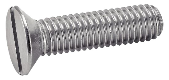 Vis à métaux tête fraisée fendue A4 DIN 963 5X70 boîte de 200 ACTON 642085X70