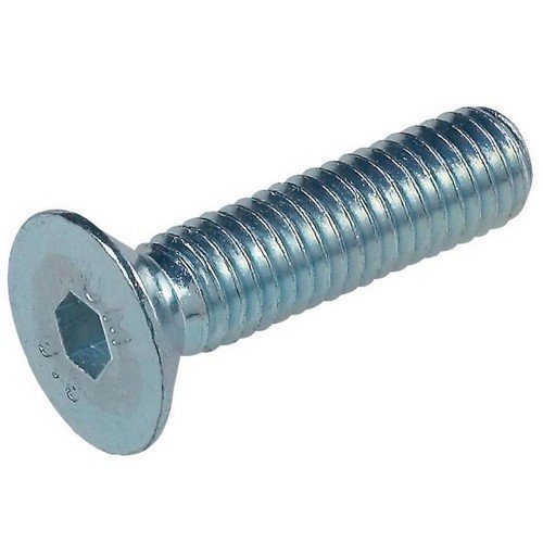 Vis à métaux tête fraisée hexagonale creuse classe 10.9 DIN 7991 zinguée 6X25 boîte de 200 FHC6X25ZING