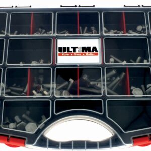 Vis à métaux tête héxagonale inox A2 DIN 933 coffret de 170 ULTIMA COF811