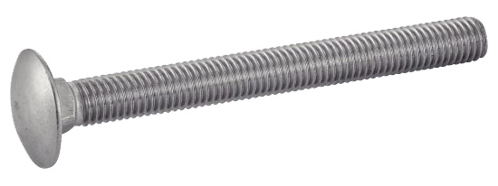 Vis à métaux tête ronde collet carré inox A2 DIN 603 8X20 boîte de 100 ACTON 622138X20