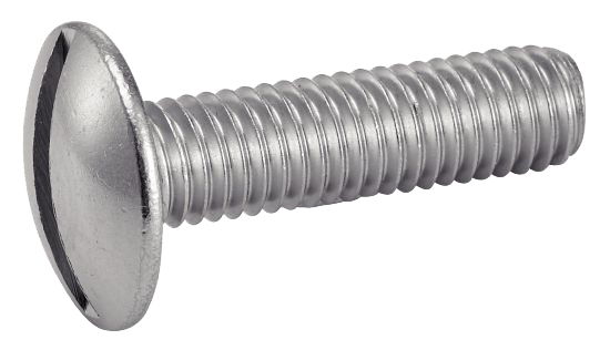 Vis à métaux tête ronde large poêlier fendue inox A2 NFE 25129 5X45 boîte de 200 ACTON 622125X45