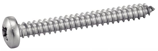 Vis à tôle tête cylindrique bombée A4 DIN 7981 6.3X19 boîte de 200 ACTON 644056,3X19