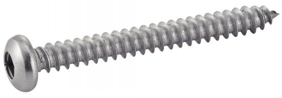 Vis à tôle tête cylindrique bombée carrée inox A2 DIN 7981 4,8X13 boîte de 200 ACTON 624164,8X13