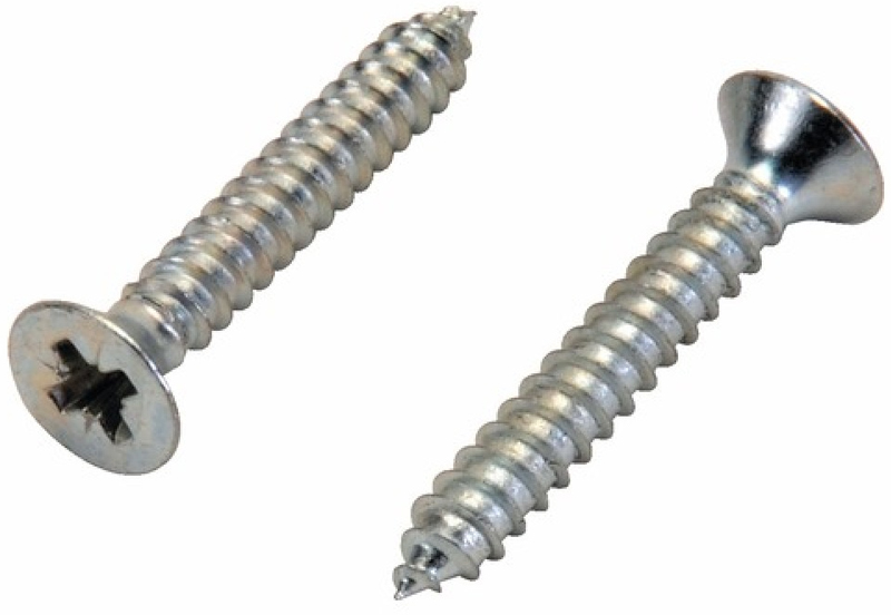 Vis à tôle tête fraisée cruciforme Z en acier zingué GFD - 503049