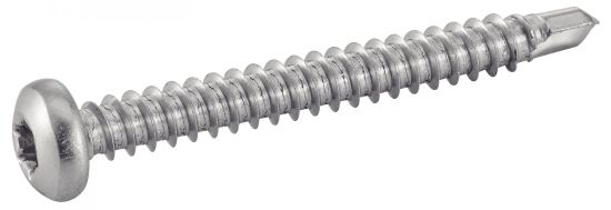 Vis autoperceuse tête cylindrique bombée 6 lobes internes inox A2 DIN 7504M 4,8X19 boîte de 200 ACTON 624354,8X19