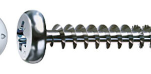 Vis bois aggloméré tête ronde Pozidrive WIROX 5X35 boîte de 500 SPAX 231010500355