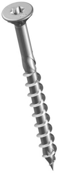 Vis de charpente à tête fraisée 6 lobes internes zingué 8 x 180 boîte de 100 ULTIMA VBFTX8X180SR