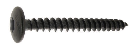 Vis de penture à tête ronde large Torx acier noir 7X80 boîte de 100 ULTIMA 13370080