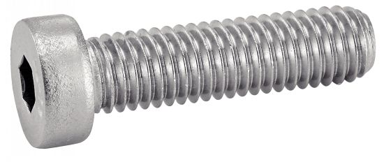 Vis métaux cylindrique hexagonale creuse tête basse inox A2 DIN 7984 8X16 boîte de 100 ACTON 622208X16