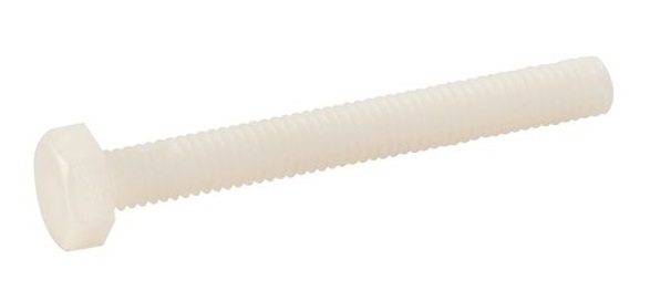 Vis métaux tête hexagonale nylon 6.6 DIN 933 10X40 boîte de 100 ACTON 8000010X40