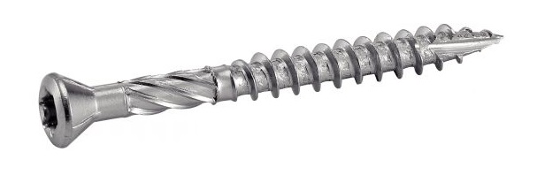 Vis pour terrasse tête fraisée bombée torx aisi 410 5x60 boite de 200 acton 623165x60
