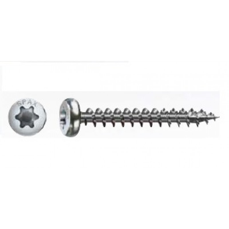 Vis tête fraisée inox A2 5 x 40 mm boîte de 200 SPAX 500403