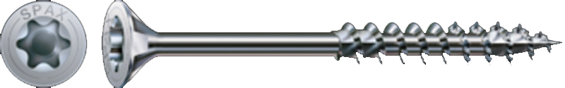 Vis universelle tête fraisée torx WIROX SPAX 0191010601605