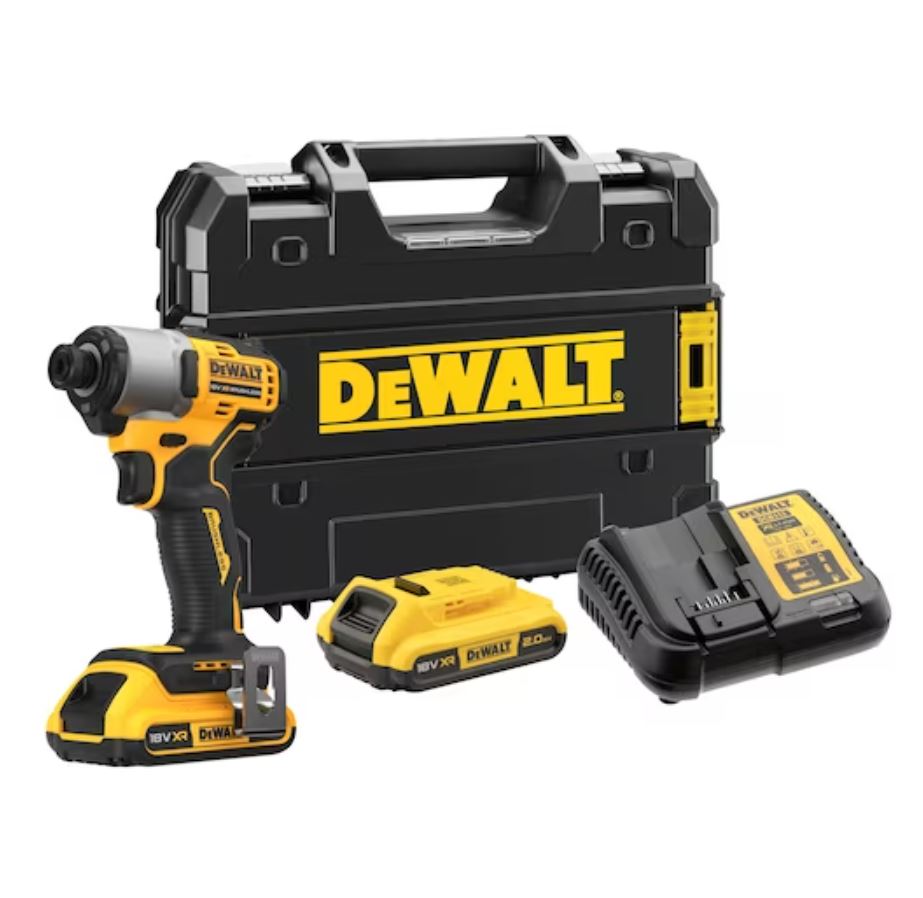 Visseuse a chocs 18 V BRUSHLESS + 2 batteries + chargeur + coffret T-STAK DEWALT DCF840D2T