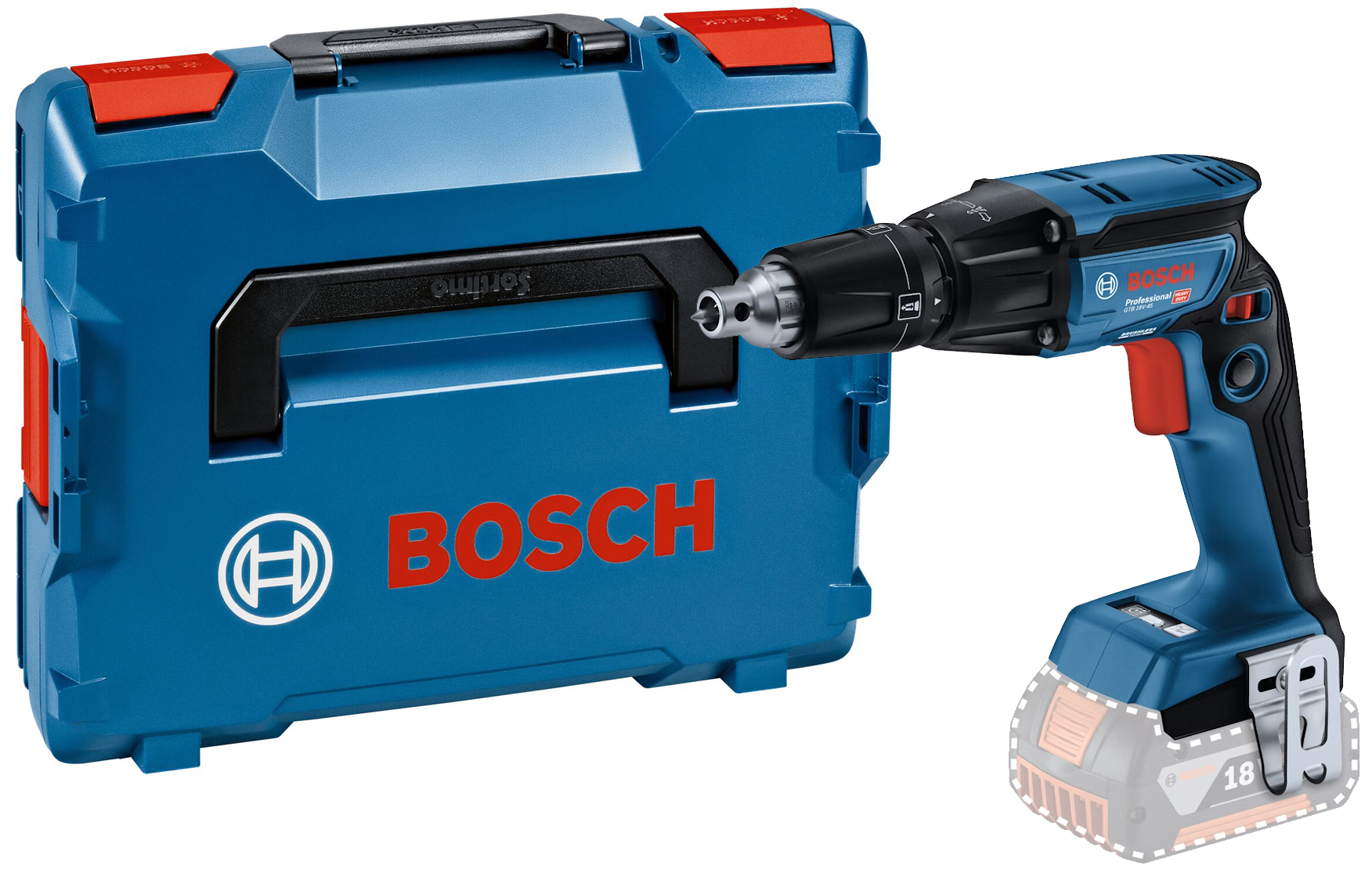 Visseuse plaquistes 18V GTB 18V-45 (sans batterie ni chargeur) + coffret L-BOXX BOSCH 06019K7001
