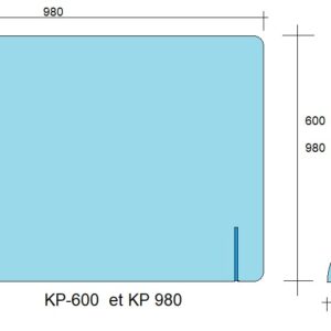 Vitre de protection PVC standard HERACLES KP-600