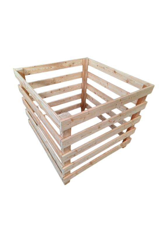 Composteur en mélèze - 950 x 950 x 900