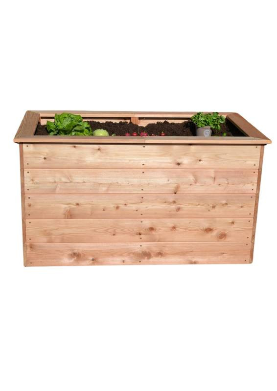 Jardinière surélevée 2000x1000x720 en mélèze - 2000/5