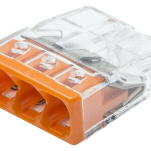 Lot de 20 bornes WAGO automatique 3 fils 2.5mm²
