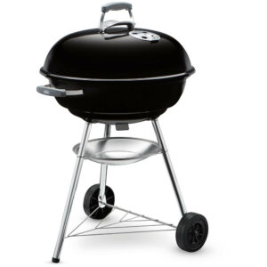 Barbecue charbon de bois WEBER Compact kettle 57, noir